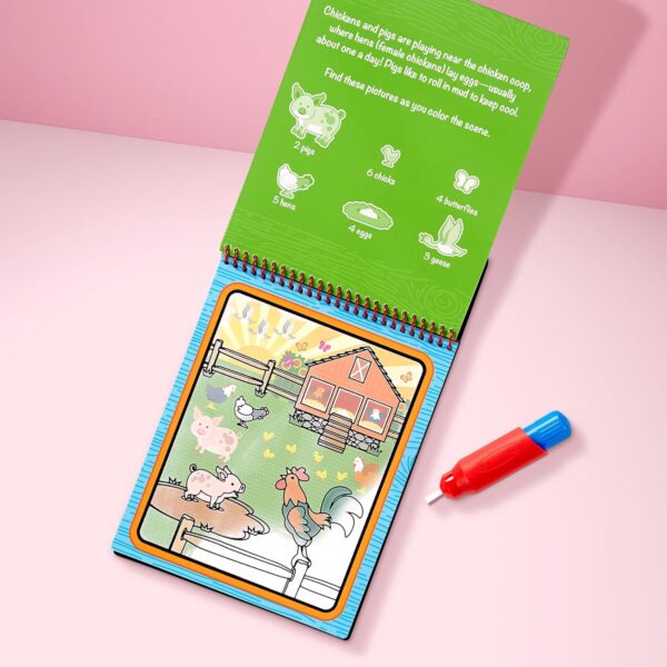 Wassermalbuch Bauernhof Melissa Doug wiederverwendbar-1