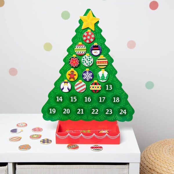 Holz Adventskalender Melissa Doug magnetisch Kinder-8