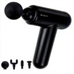 Melissa Massage Pistole wiederaufladbar 4 Aufsätze 6 Stufen