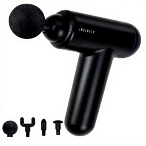 Melissa Massage Pistole wiederaufladbar 4 Aufsätze 6 Stufen