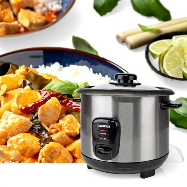 Reiskocher Melissa 1L Antihaftbeschichtung Dampfgareinsatz