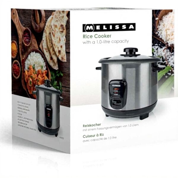 Reiskocher Melissa 1L Antihaftbeschichtung Dampfgareinsatz