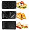 Sandwichmaker 3-in-1 Melissa schwarz Grill Waffeleisen