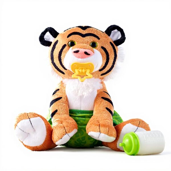 MelissaampDoug Baby Tiger Stofftier Kuscheltier mit Zubehör