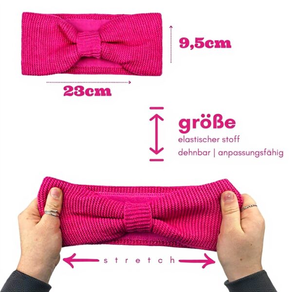 Gestricktes Damen Stirnband Vanessa Melissa warm gefüttert