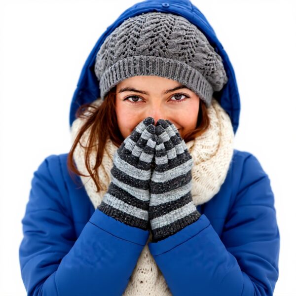 Gestricktes Damen Stirnband Vanessa Melissa warm gefüttert