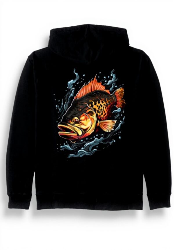 Barsch Angler Kapuzenjacke Aesthetic Streetwear Design