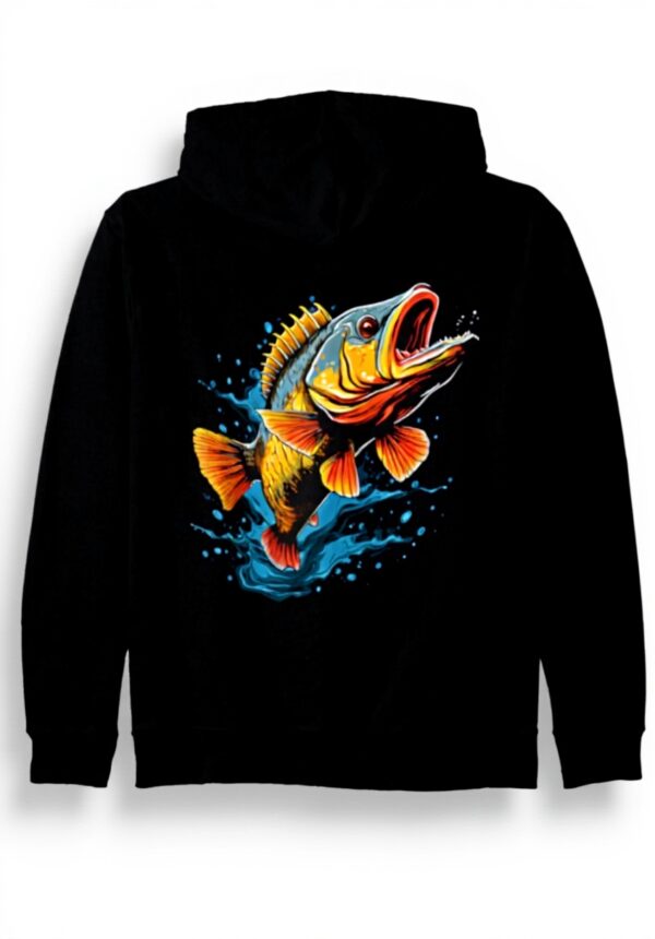 Barsch Angler Kapuzenjacke Aesthetic Streetwear Design