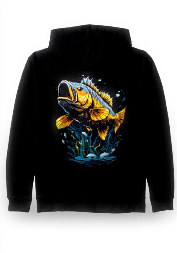 Barsch Angler Kapuzenjacke Aesthetic Streetwear Design