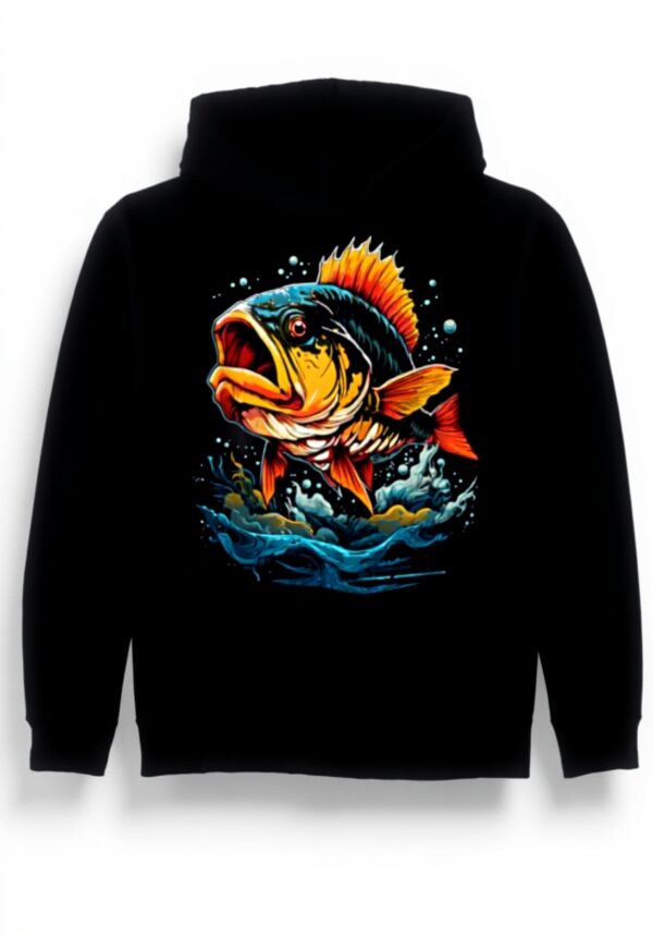 Barsch Kapuzenpullover Aesthetic Streetwear Angler Design