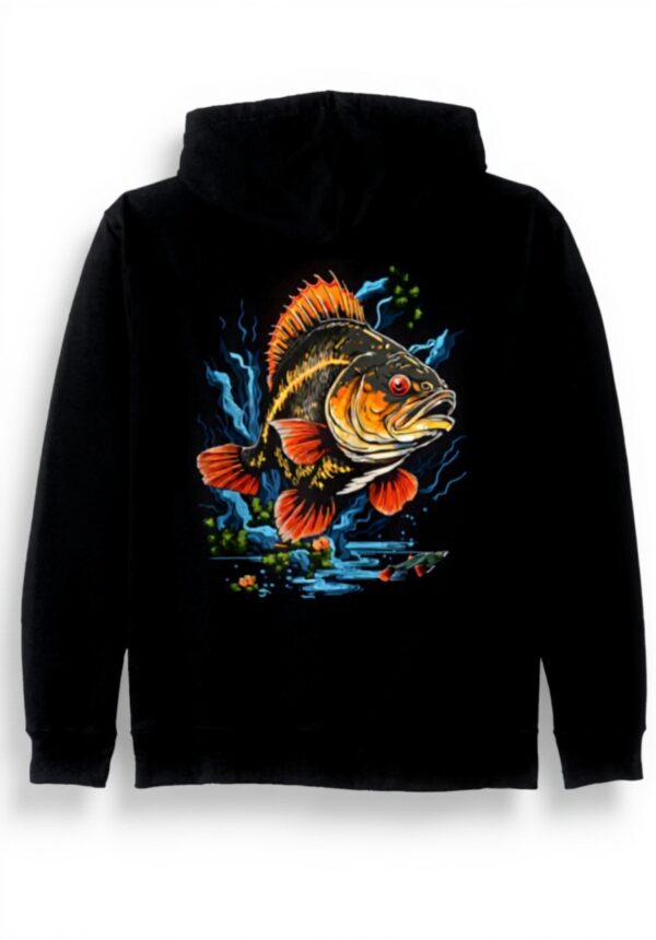Barsch Angler Kapuzenjacke Aesthetic Streetwear Design