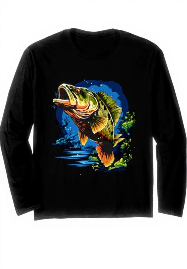 Barsch Angler Langarmshirt Aesthetic Streetwear Design