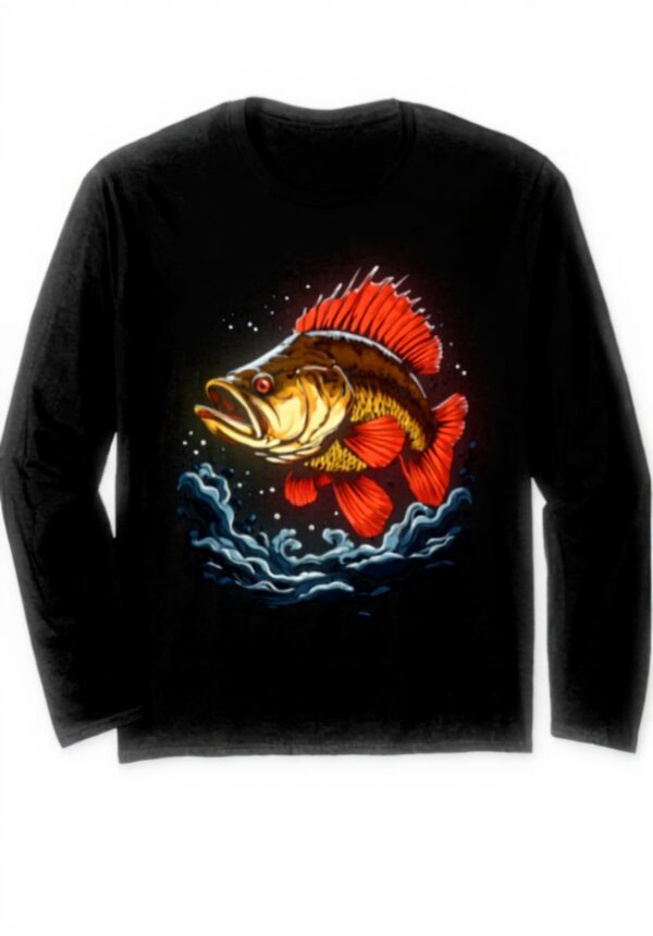 Barsch Angler Langarmshirt Aesthetic Streetwear Design