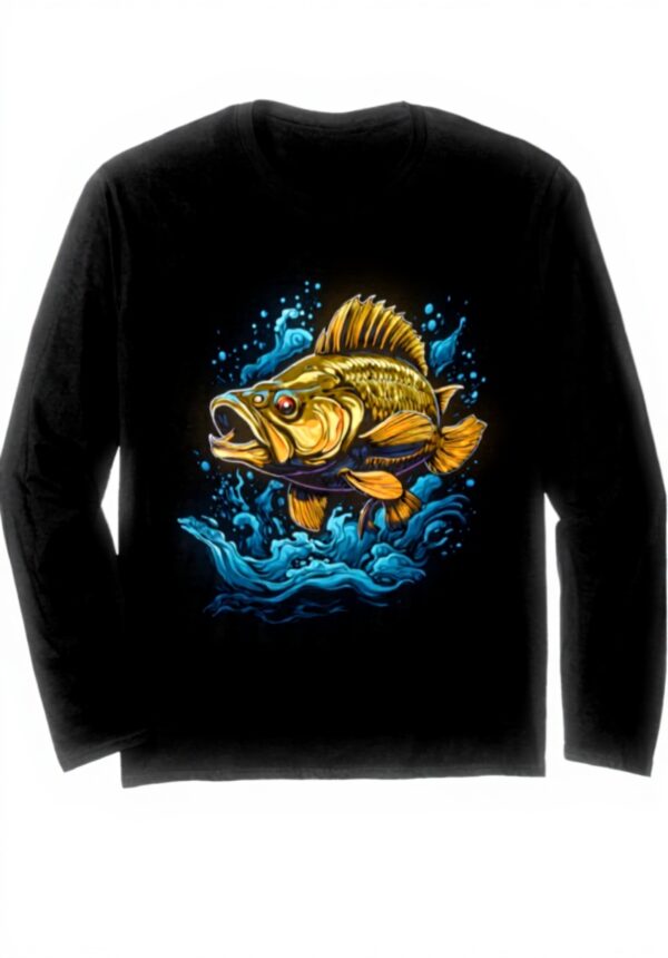 Barsch Angler Langarmshirt Aesthetic Streetwear Design