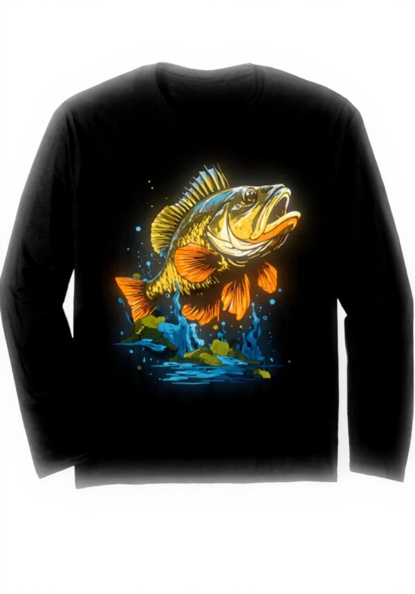 Barsch Angler Langarmshirt Aesthetic Streetwear Design