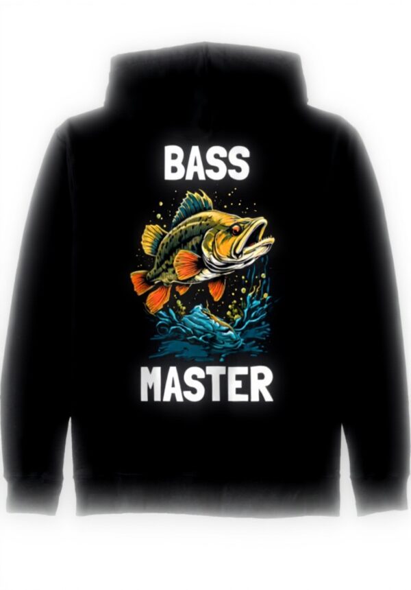 Bass Master Barsch Angler Kapuzenjacke Design Fun Bekleidung