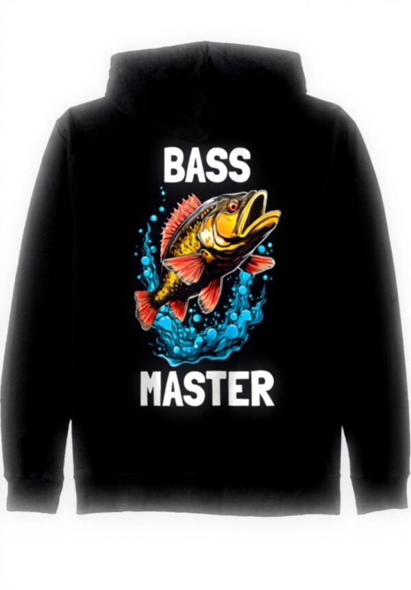 Bass Master Barsch Angler Kapuzenjacke Design Fun Bekleidung