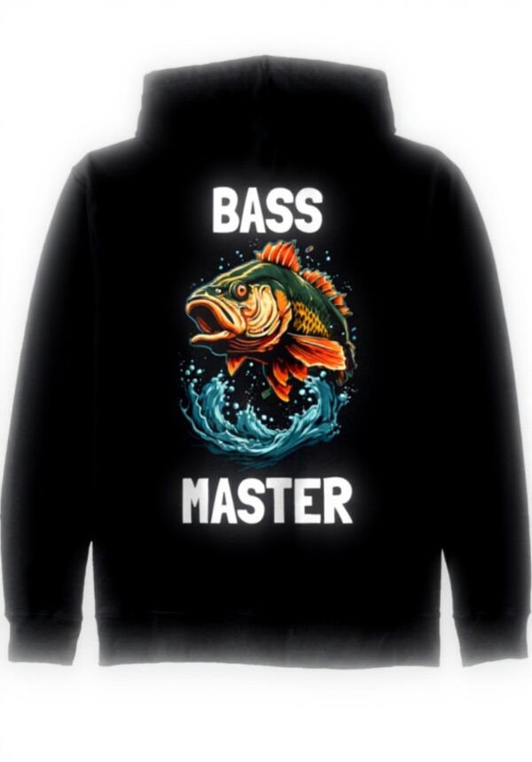 Bass Master Barsch Kapuzenjacke Angler Design Unisex