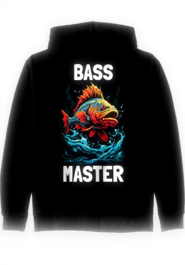 Bass Master Barsch Fisch Angler Kapuzenjacke, Unisex Design
