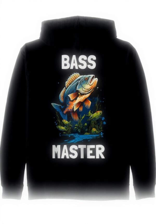 Bass Master Barsch Angler Kapuzenjacke Design