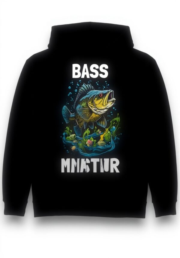 Bass Master Barsch Angler Kapuzenjacke Design Fun Bekleidung