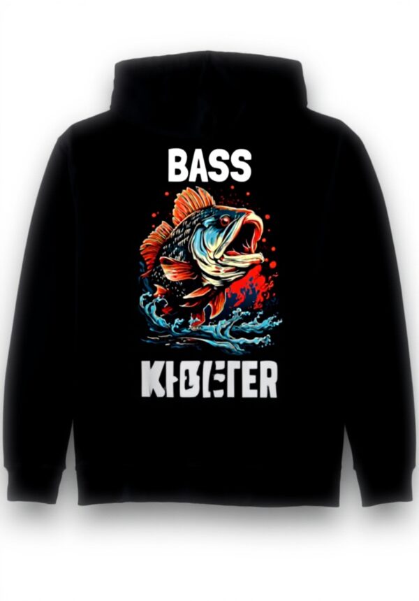 Bass Master Barsch Angler Kapuzenjacke Design