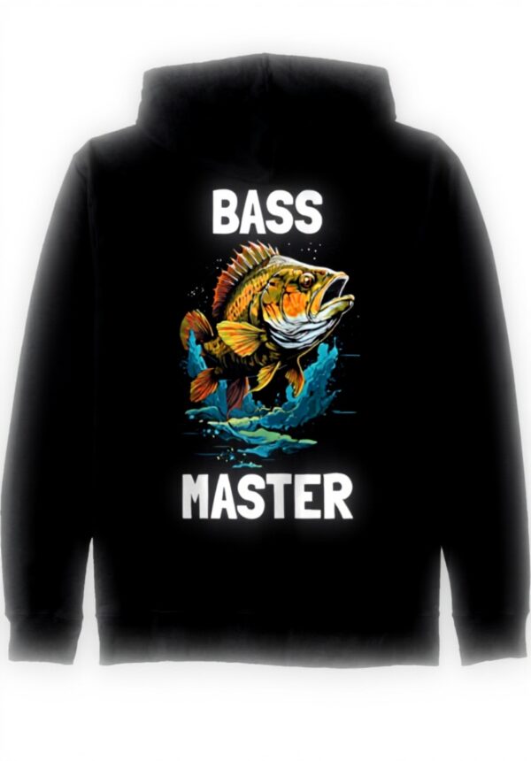 Bass Master Barsch Kapuzenjacke Angler Design Unisex