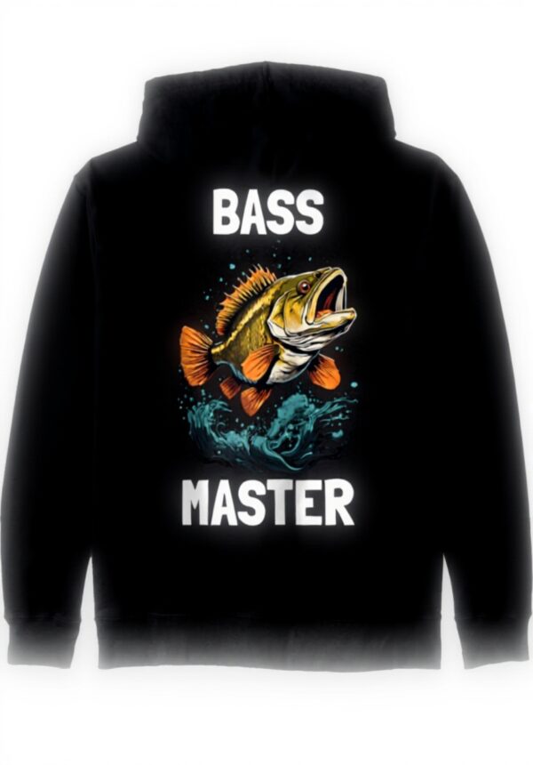 Bass Master Barsch Angler Kapuzenpullover Design Unisex