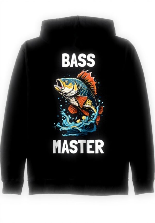 Bass Master Barsch Fisch Angler Kapuzenjacke Design