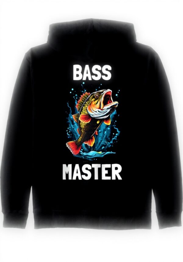 Bass Master Barsch Kapuzenjacke Angler Design Unisex