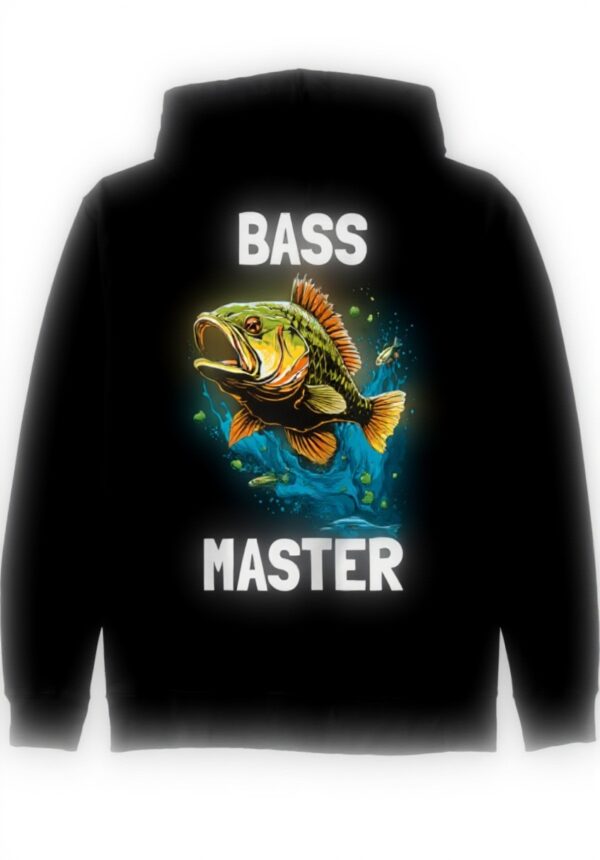 Bass Master Barsch Fisch Angler Kapuzenjacke - Unisex Design