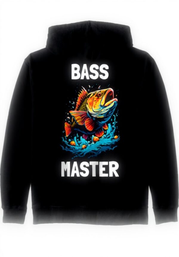 Bass Master Barsch Angler Kapuzenjacke Design Unisex