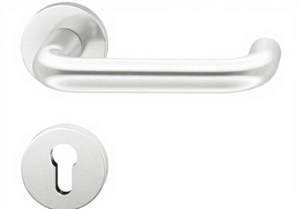 FSB Objekt Drückergarnitur silber eloxiert Aluminium