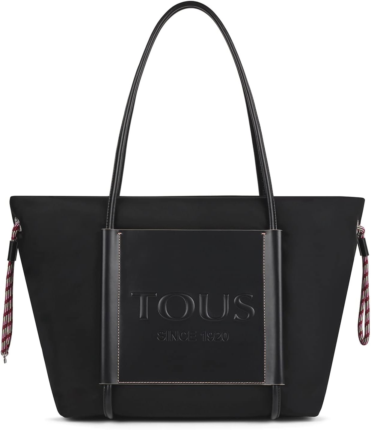 TOUS Empire Soft Shopper-Tasche in schwarzem recyceltem Nylon