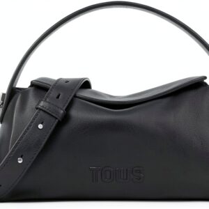 TOUS kleine Umhängetasche schwarz Damen Leder Accessoire-0