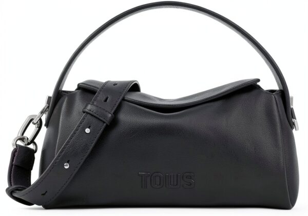 TOUS kleine Umhängetasche schwarz Damen Leder Accessoire-0