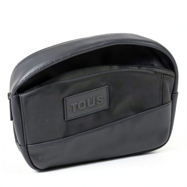 TOUS kleine Umhängetasche schwarz Damen Leder Accessoire-3