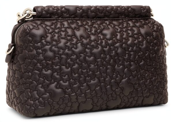TOUS Jane Puffy Bear Bowlingtasche Damen mittelgroß Schwarz-2