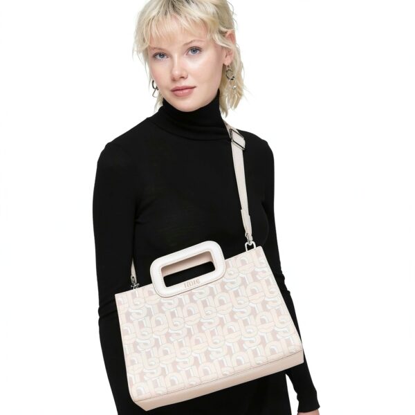TOUS Damen Schultertasche Beige Tote Bag 31 cm-4