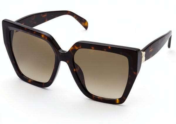 TOUS Damen Sonnenbrille STOC40 Braun Gelb Shiny-0