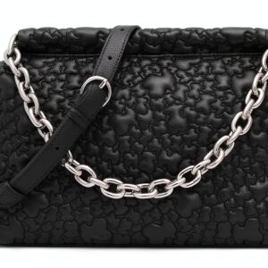 TOUS Jane Puffy Bear Bowlingtasche Damen mittelgroß Schwarz-0