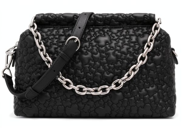 TOUS Jane Puffy Bear Bowlingtasche Damen mittelgroß Schwarz-0