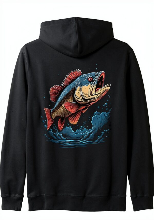 Barsch Kapuzenpullover Aesthetic Streetwear Angler Design