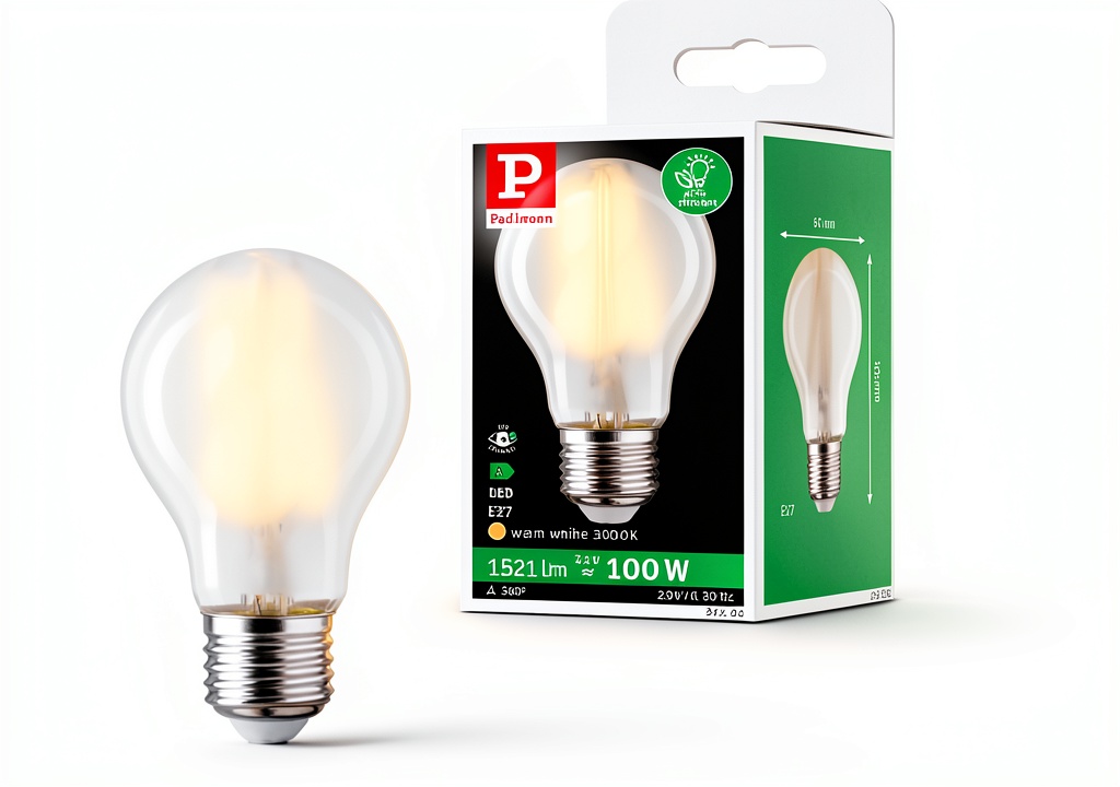 Paulmann LED Lampe in einer modernen Tischleuchte