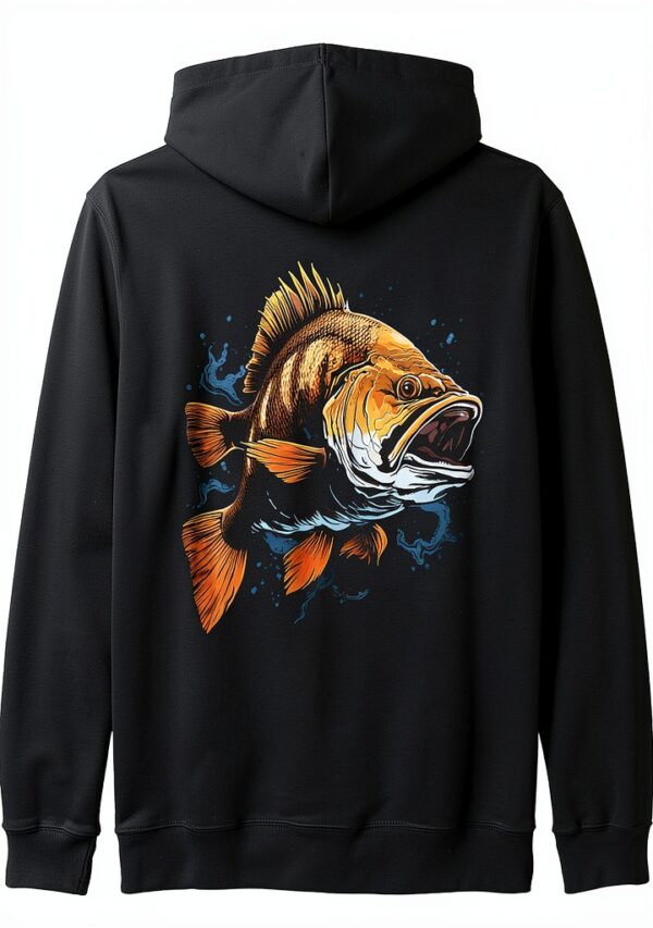 Barsch Kapuzenpullover Aesthetic Streetwear Angler Design