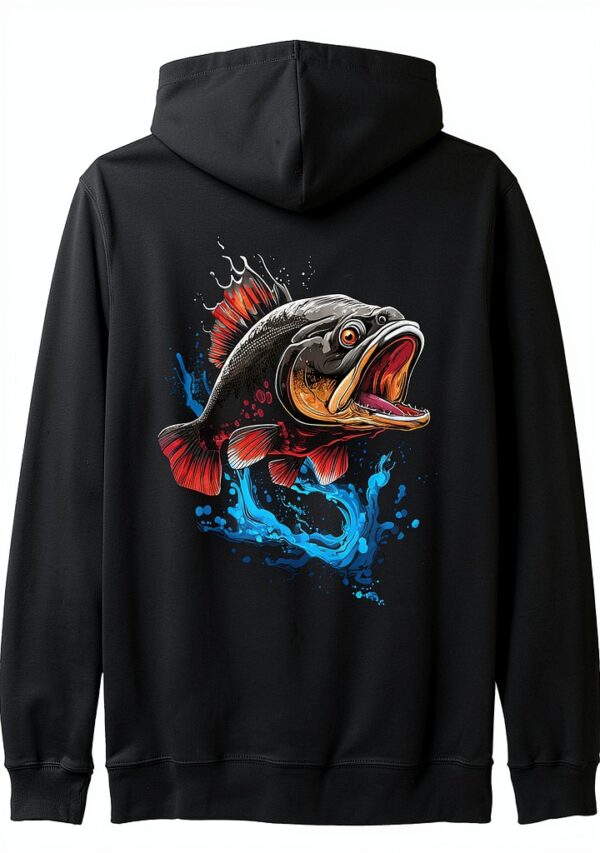 Barsch Kapuzenpullover Aesthetic Streetwear Angler Design