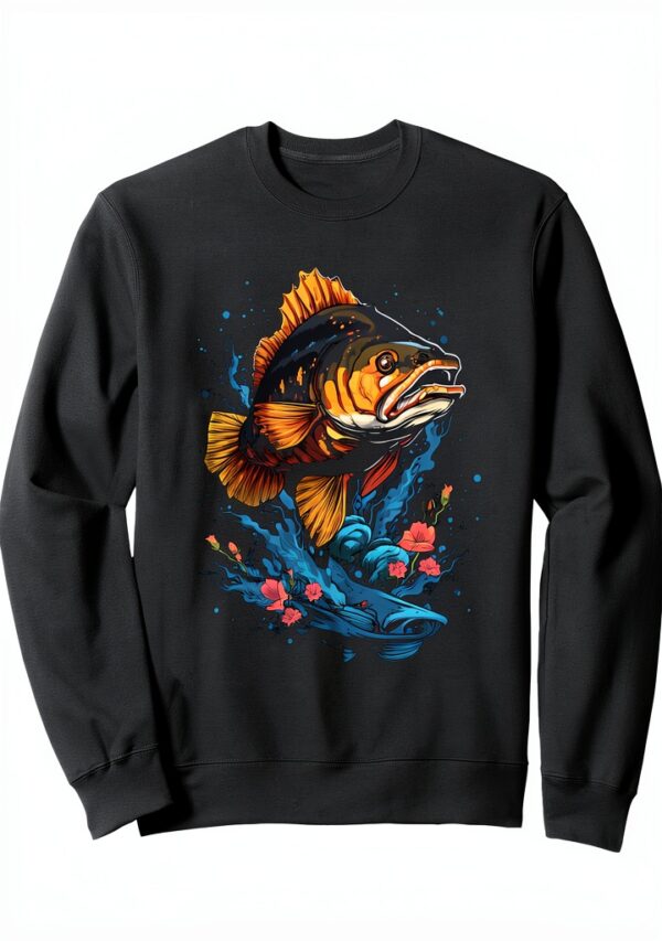 Barsch Angler Sweatshirt Aesthetic Streetwear Design Unisex