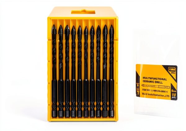 Acouto Hex Hande Droy Bit Set Bohrer Senker Keramik Kugeln