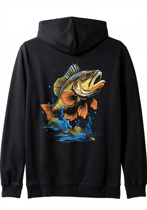 Barsch Kapuzenpullover Aesthetic Streetwear Angler Design