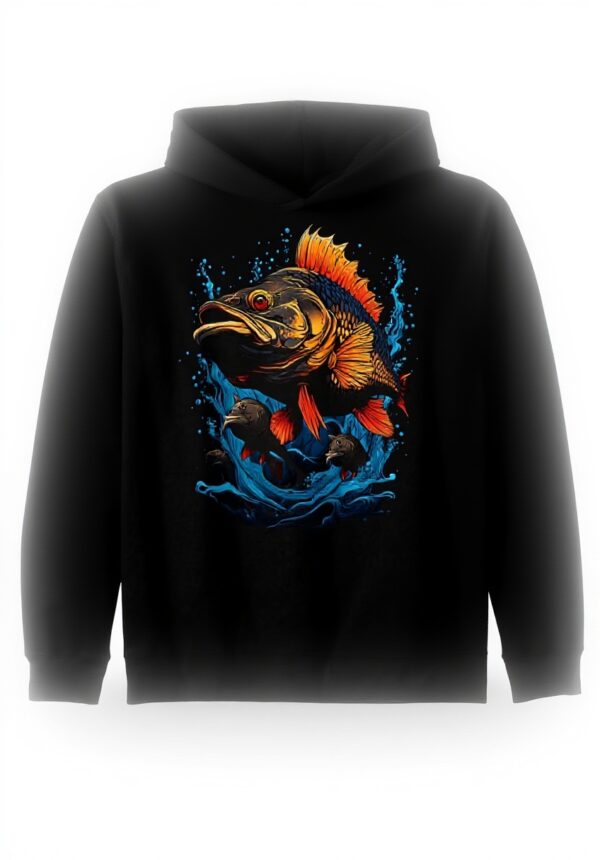 Barsch Kapuzenpullover Aesthetic Streetwear Angler Design